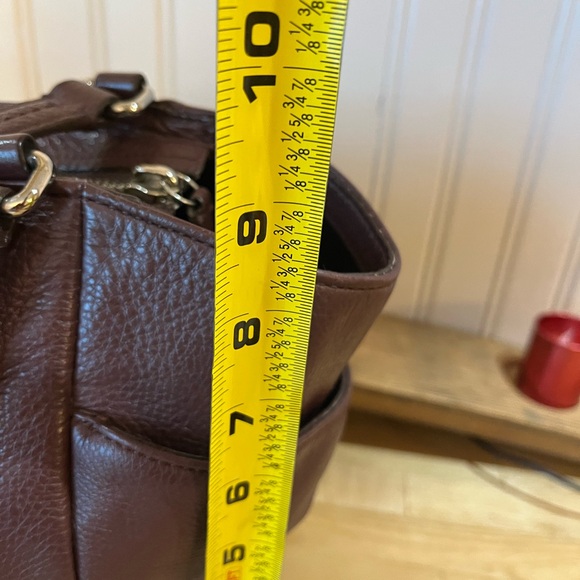 Coach Leather Carrie Tote Bag - Picture 8 of 16